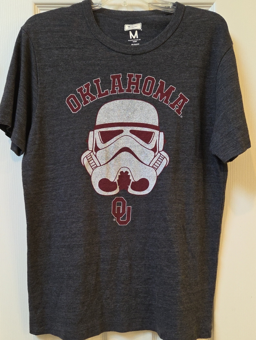 Oklahoma Stormtrooper Graphic Tee - Charcoal